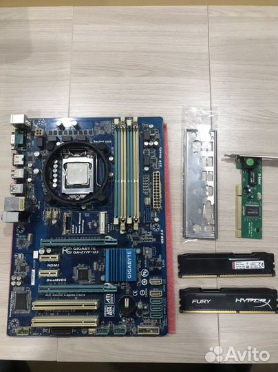 Материнка с проц. intel core i5 и пямятью ddr3