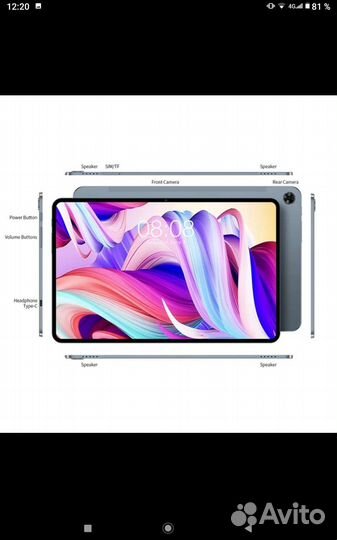 Планшет teclast T40 Pro Новый
