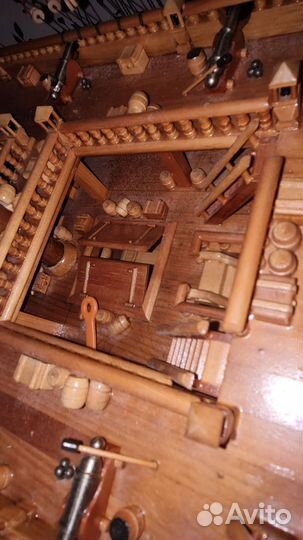 Модель корабля ручной работы