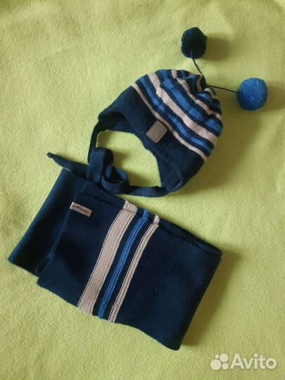 Шапка и шарф для мальчика