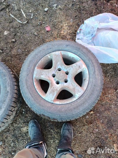 Диски литые с R17 touareg на зиме 5120