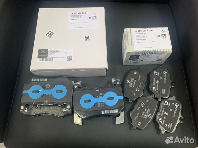 Задние колодки mercedes W223 S223 A0004204103