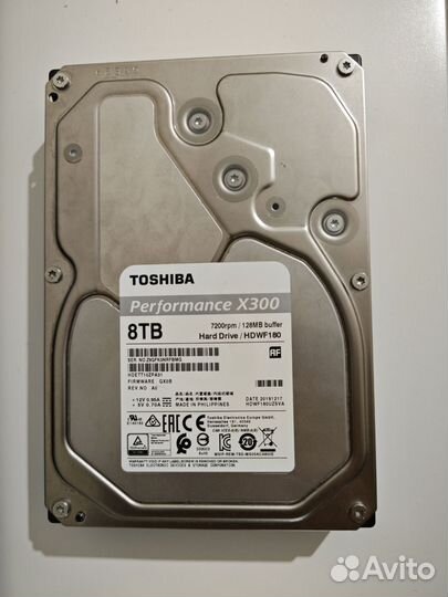 Жесткий диск toshiba x300 8TB