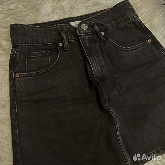 Джинсовая юбка zara