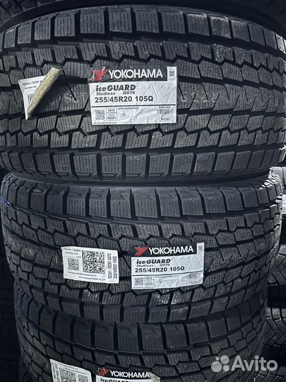 Yokohama Ice Guard G075 235/50 R20 и 255/45 R20 102Q