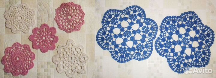 Салфетки вязаные