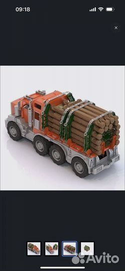 Аризона Лесовоз (с избушкой) 83 см, машинка