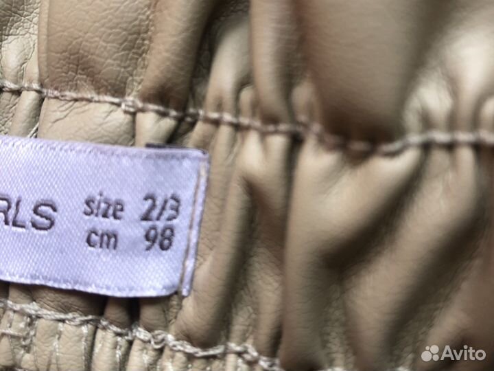 Шорты из эко кожи детские