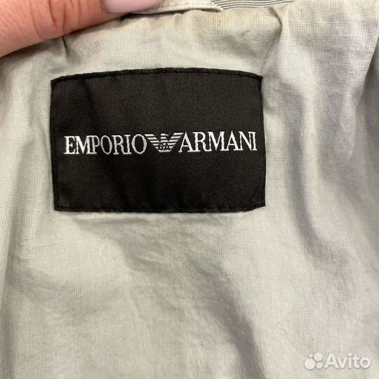 Куртка кожаная emporio armani 42 44 S оригинал