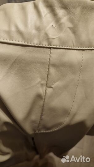 Брюки из кожзама