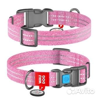 Ошейник д/собак восстановленный хлопок waudog