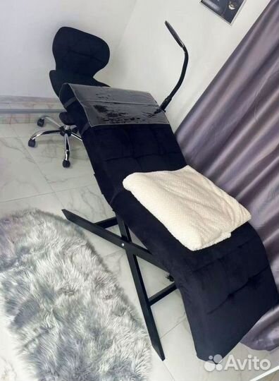 Кушетка анатомическая Квадрат с регулировками изголовья и ног