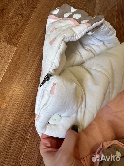 Конверт на выписку для девочки из роддома осень