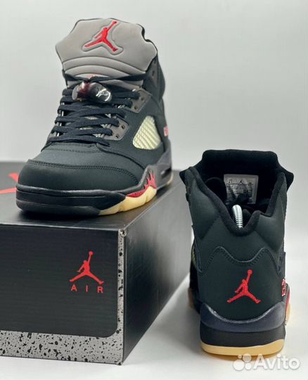 Nike air jordan 5 gore tex off noir (37-45)