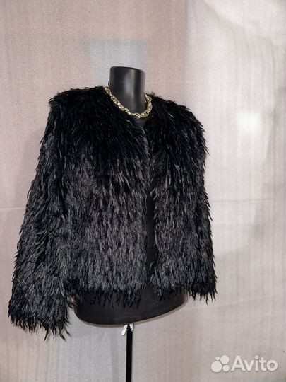 Шуба черная