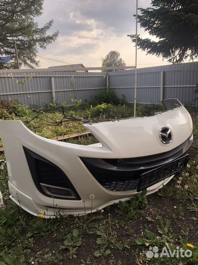 Ноускат mazda 3 bl мазда 3 бампер, капот, крылья
