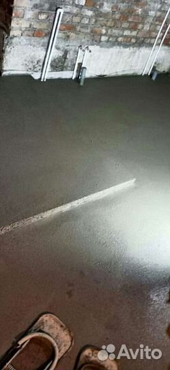 Механизир,Полусухая,стяжка,пола,штукатурка,стен