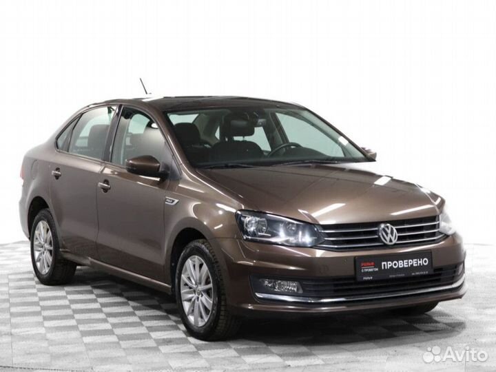Volkswagen Polo 1.6 AT, 2018, 61 944 км