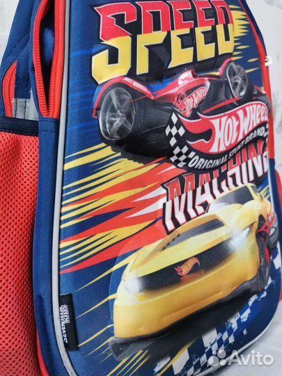 Рюкзак детский школьный хот вилс Hot wheels