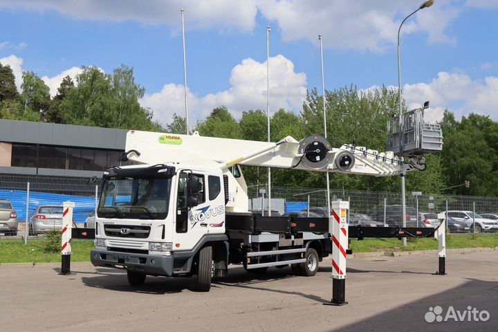 Автовышка Daewoo Novus CC6CT Надстройка Hansin 45m