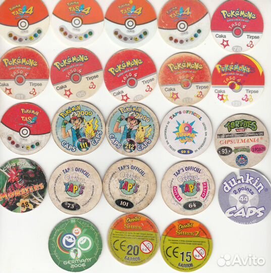 Фишки, кепсы