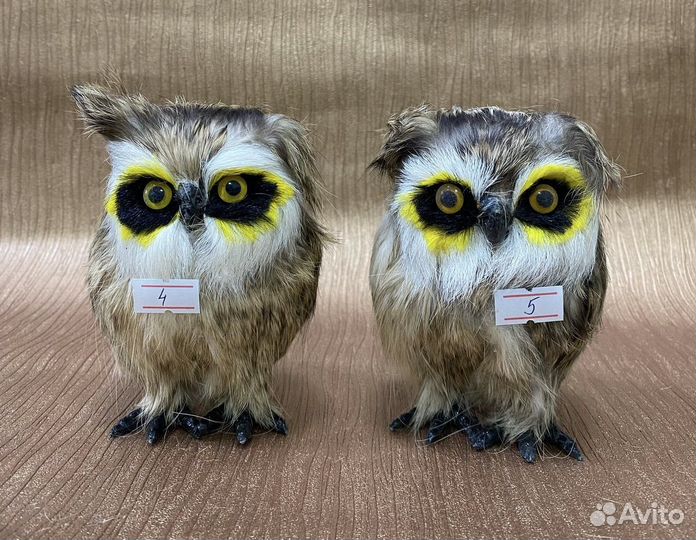 Сова мех 11см