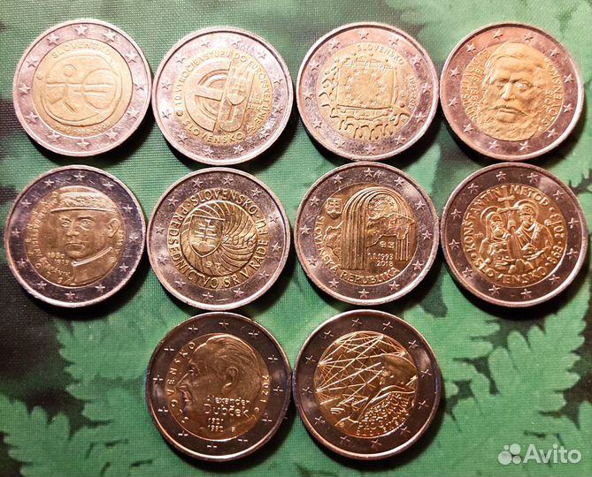 Монеты 2 евро юбилейные