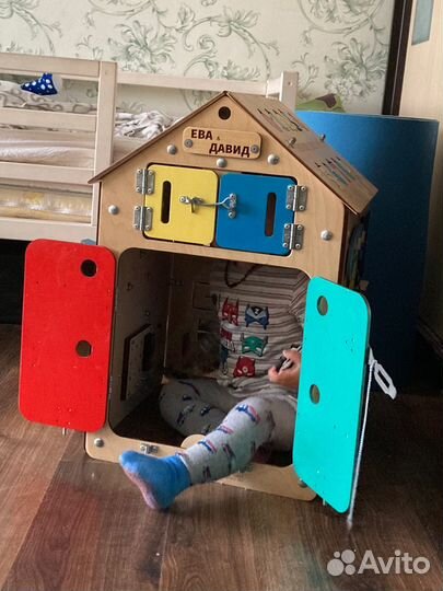 Бизиборд домик большой