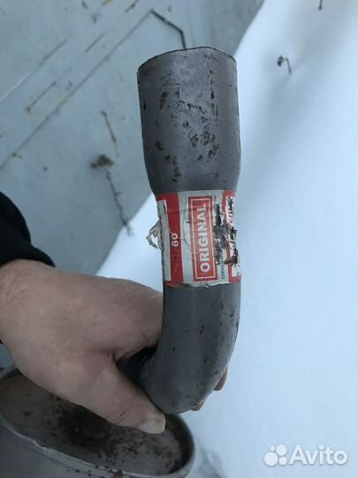 Родной оригинальный глушитель от audi 80 бочка