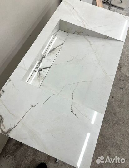 Раковина в ванную из керамогранита