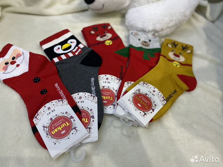 Носки новогодние