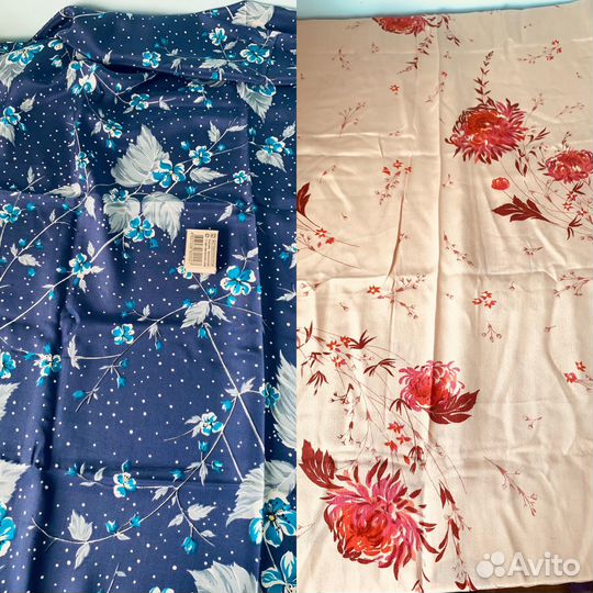 Ткани СССР, винтажный крепдешин