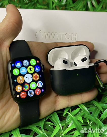 Набор Airpods 2/3/Pro/Pro2 + Apple watch 8