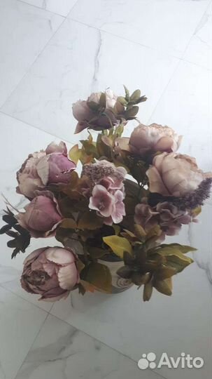 Искусственные цветы, букет роз