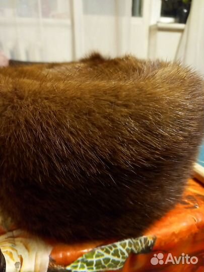 Шапка норковая 58 размер женская