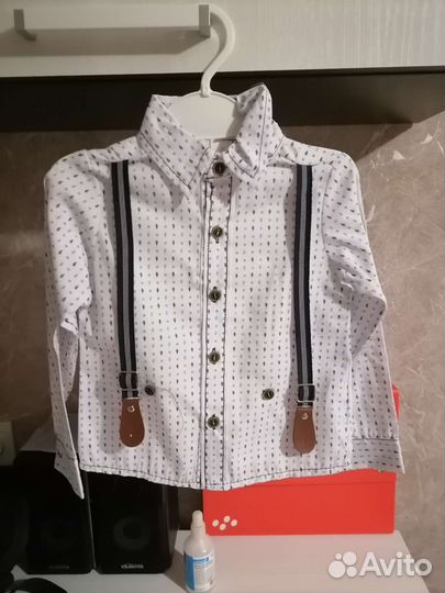 Рубашка детская для мальчиков на годик-два