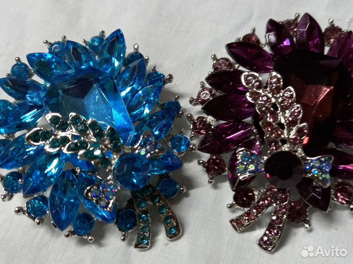 Винтажная брошь - кулон