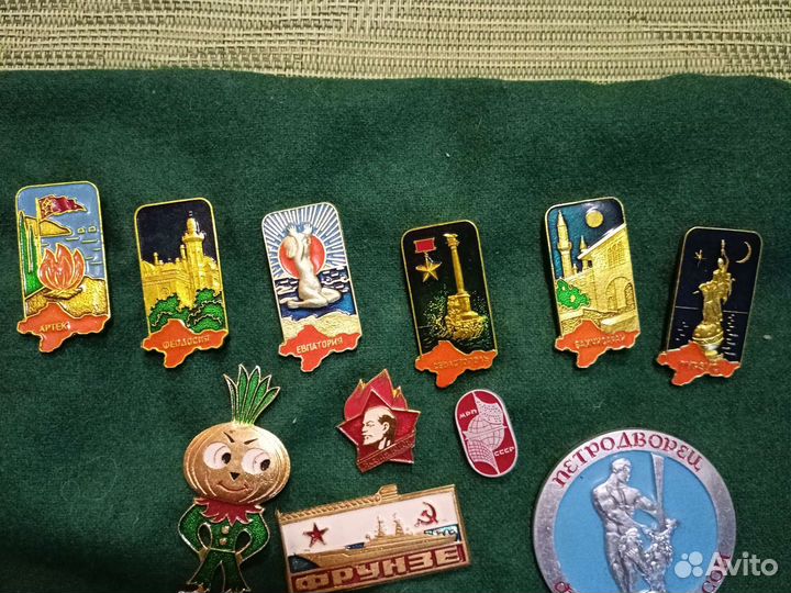 Значки ссср.Города Крыма и др