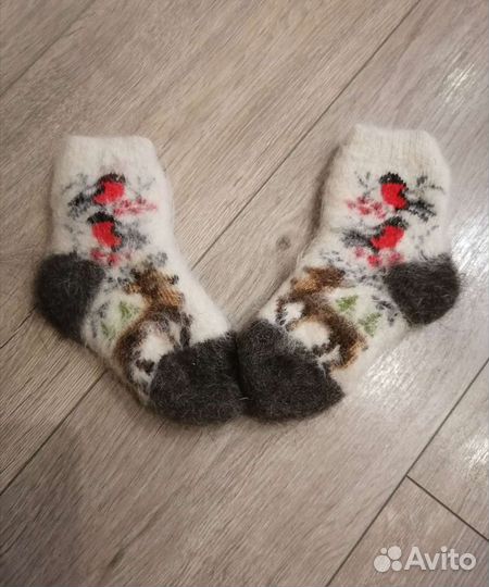 Носки шерстяные натуральная шерсть новые зима