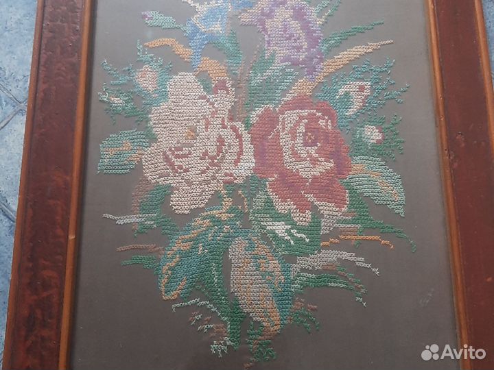 Старинное Панно в раме