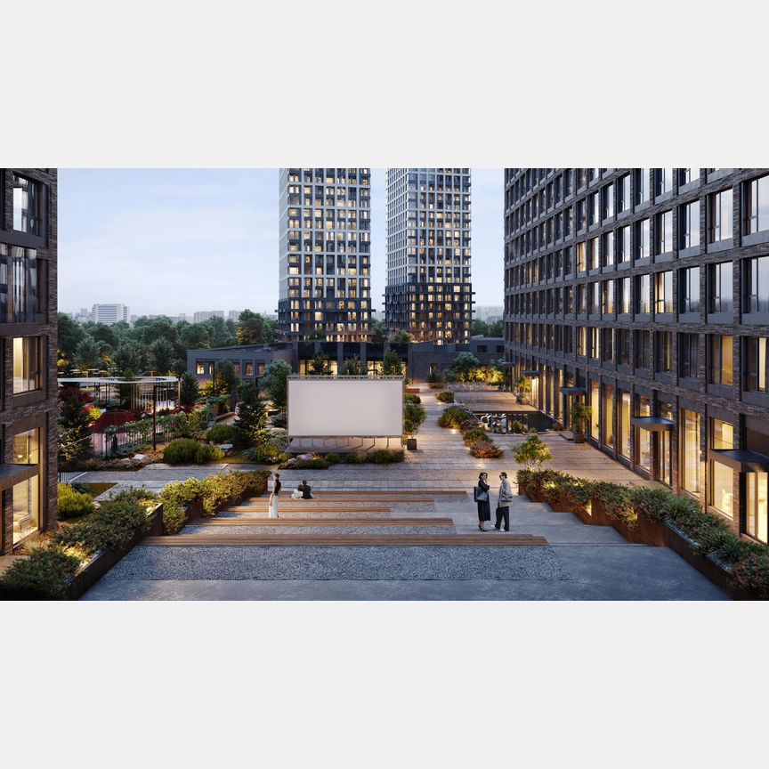 2-к. квартира, 55,6 м², 31/40 эт.