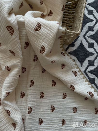 Муслиновый плед новые