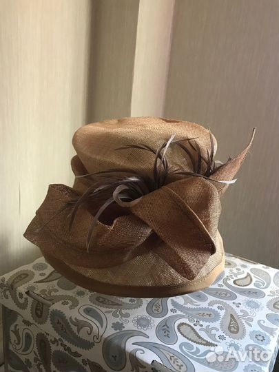 Шляпа женская соломенная