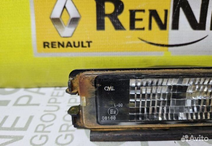 Подсветка номерного знака Renault Logan