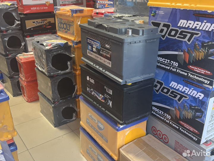 Аккумулятор автомобильный 100