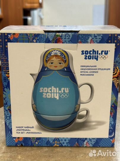 Чайный набор Матрешка Сочи 2014