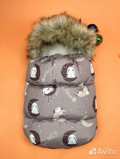 Зимний конверт в коляску