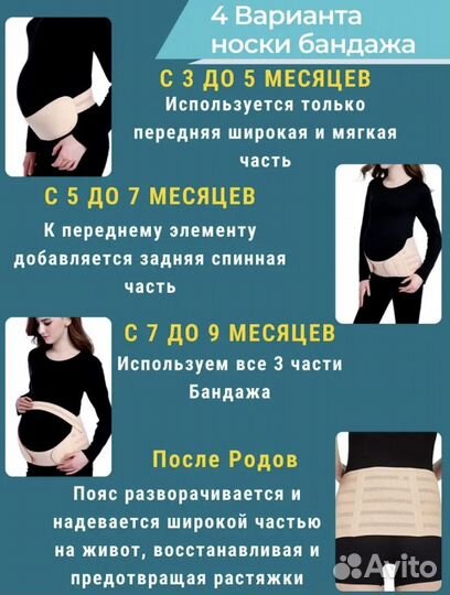 Бандаж для беременных и после родов