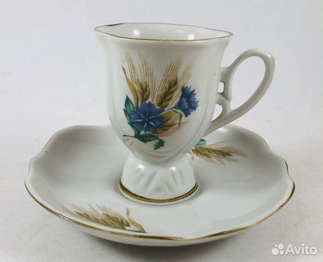 Советский кофейный сервиз Дмитровский з-д