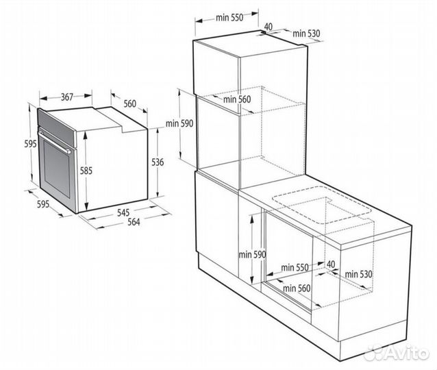 Встраиваемый духовой шкаф Gorenje BOS67371CLB